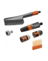 GARD-ENA Cleansystem basic equipment with hand brush S soft, washing brush (grey/orange, incl. 10 soap sticks, cleaning syringe, connector) - nr 15
