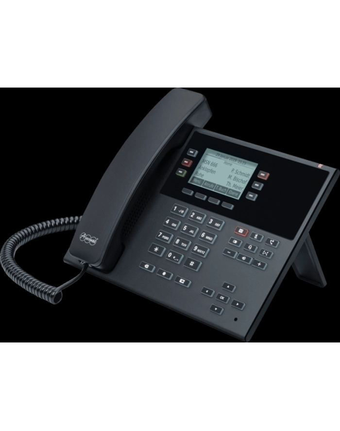 Auerswald Comfortel D-210 Telefon Voip Czarny 3 Linii Lcd główny