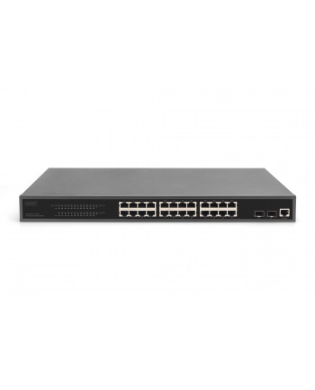 Digitus 24-portowy zarządzany przełącznik gigabitowy Ethernet PoE L2 (DN95359)