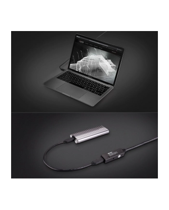 Lindy Usb 3.2 Gen1 3.0 Złącze Męskie Usb-A Żeńskie Usb-C 10.00M (43376) nr 2