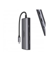 Ugreen Adapter USB Adapter 6w1 CM498 Hub USB do 2x USB-A 3.0, USB-C 3.0, 2xHDMI, PD (15852) - nr 4