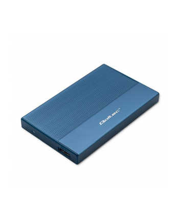 Obudowa/kieszeń Qoltec na dysk SSD HDD 2.5'' | SATA | USB 3.0 | Super speed 5Gb/s | 2TB | Niebieski