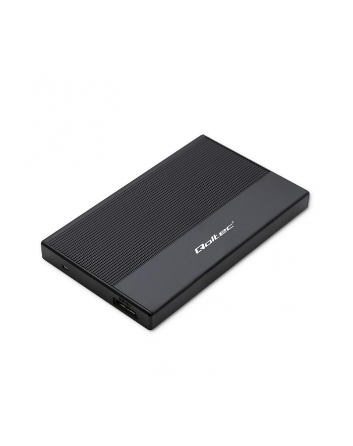 Obudowa/kieszeń Qoltec na dysk SSD HDD 2.5'' | SATA | USB 3.0 | Super speed 5Gb/s | 2TB | Czarny główny