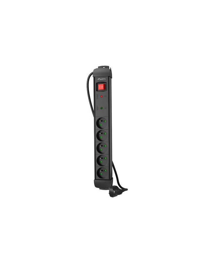 Listwa zasilająca Lanberg SP1 3m 5x 230V PL czarna główny