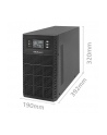 Zasilacz awaryjny UPS Qoltec 3kVA | 3000W | Power Factor 1.0 | LCD | EPO | USB | On-line - nr 11