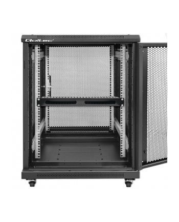 Organizer kabli QOLTEC do szaf RACK 19'' | 24 porty | 1U