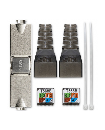 Wtyk QOLTEC RJ45 beznarzędziowy STP | CAT6 | JACK PIN | T568B | T568A