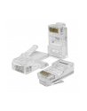 Wtyk QOLTEC przelotowy złącze RJ45 | CAT5e | UTP | Pass Through | Pozłacane styki | 10 sztuk - nr 1