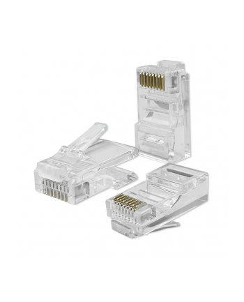 Wtyk QOLTEC złącze MODULARNYne RJ45 | CAT5e | UTP | Pozłacane styki | 100 sztuk