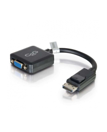 C2G 20Cm Displayport To Vga Adapter Converter - Dp Male Female Black 20 Cm (84323)