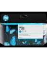 HP INC Atrament HP Ink/HP 738 130-ml Cyan DesignJet Ink - nr 3