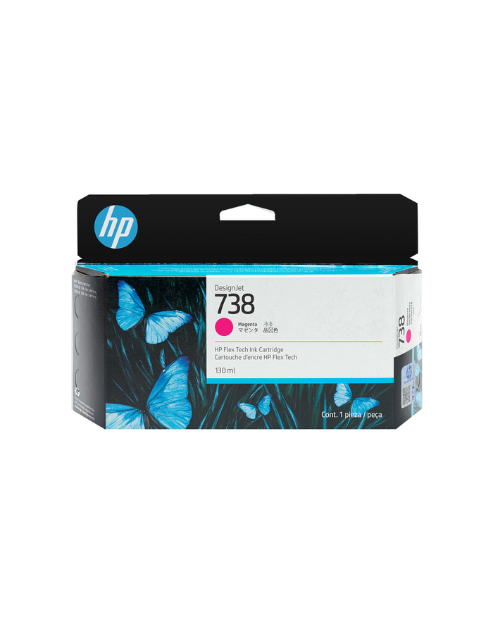 HP INC Atrament HP Ink/HP 738 130-ml MGT DesignJet Ink główny