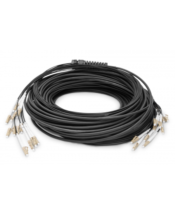 Digitus Pre-Assembled Fiberglass Universal Breakout Cable, Multi Mode Om4, 12 Fibers, Lc-Upc - (Dk2433Cu075Bkbbb)