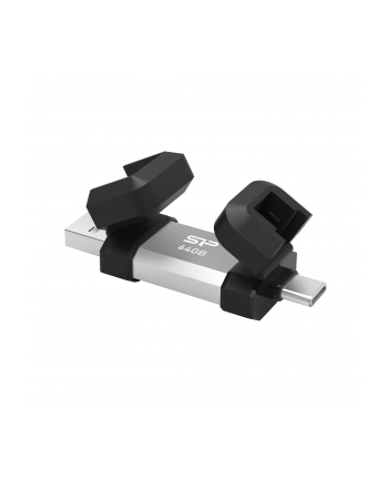 Pendrive Silicon Power Mobile C51 64GB USB-A USB 3.2 Typ-C 120 MB/s Srebrny nr 2