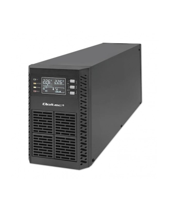 Zasilacz awaryjny UPS Qoltec 2kVA | 2000W | Power Factor 1.0 | LCD | EPO | USB | On-line nr 1