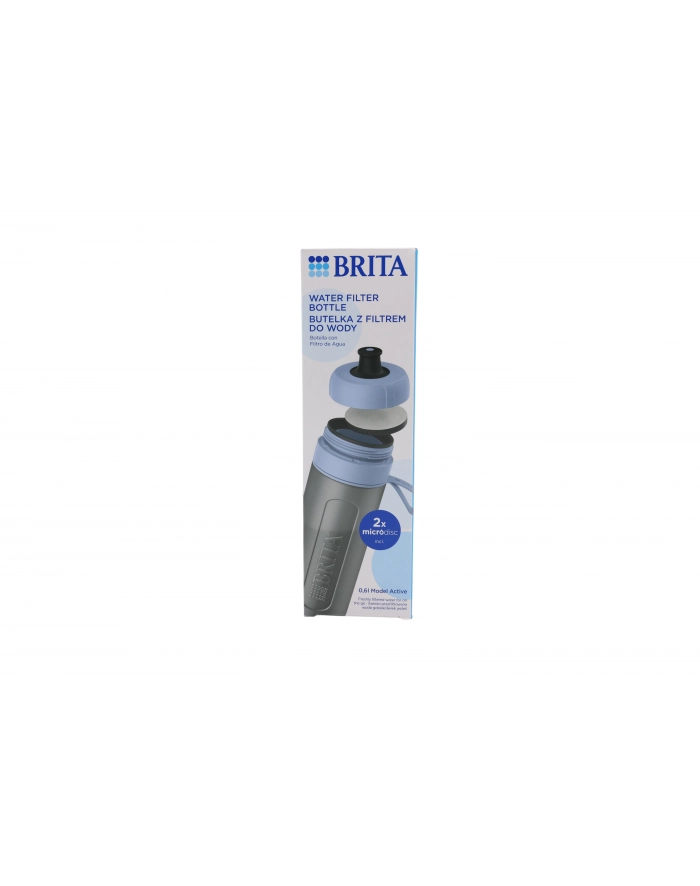 brita Butelka filtrująca Active + 2 MicroDisc jasny błękit główny