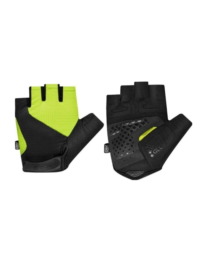 Rękawiczki rowerowe męskie r.XL Expert czarno żółte 941076 SPOKEY główny