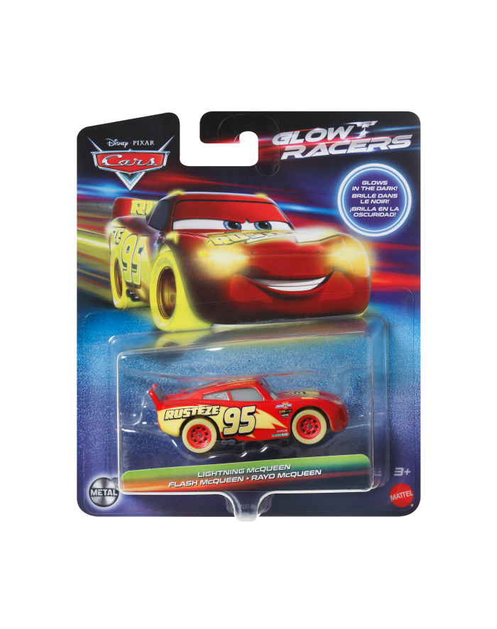 mattel CARS Glow Racers pojazd świec.w ciemn.mix HPG76 /8 główny