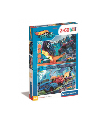 Clementoni Puzzle 2x60el Hot Wheels 24816