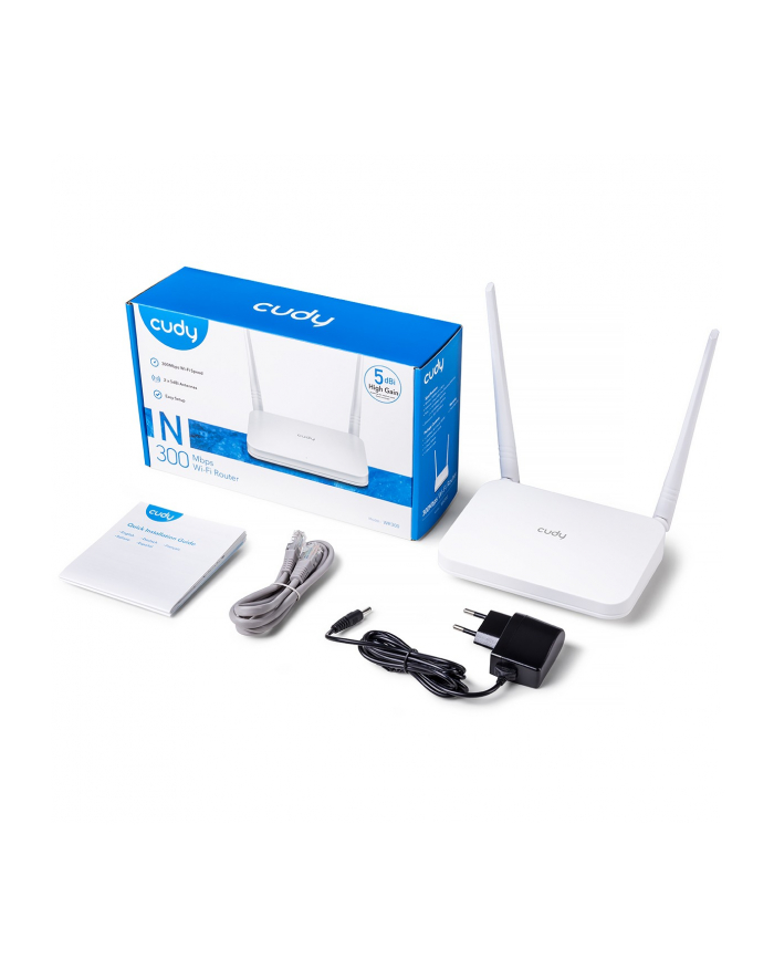 cudy Router WiFi WR300 N300 4xLAN 1xWAN główny