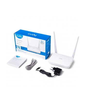cudy Router WiFi WR300 N300 4xLAN 1xWAN