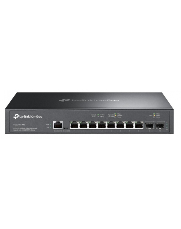 TP-LINK Switch SG3210X-M2 8-Port Managed L2+ 8x 2.5G Ports, 2x 10G SFP+ Slots główny