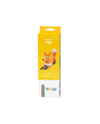 tm toys Hey Clay Masa plastyczna Lisek 3 puszki 30107CEE3