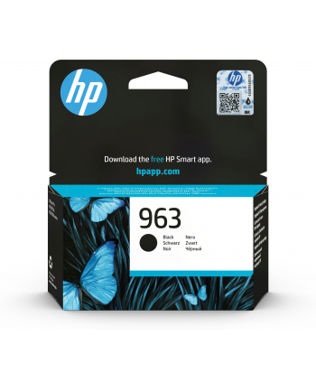 HP 963 3JA26AE, ORYGINALNY CZARNY WKLAD ATRAMENTOWY, DO DRUKAREK OFFICEJET PRO 9010/9020 ALL-IN-ONE