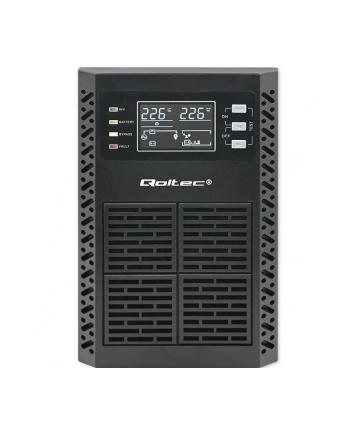 qoltec Zasilacz awaryjny UPS 2kVA | 2000W | Power Factor 1.0 | LCD | EPO| USB | On-line nr 2