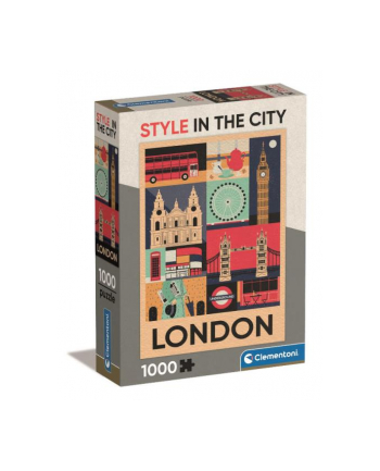 Clementoni Puzzle 1000el Compact Style in the city. Londyn 39844