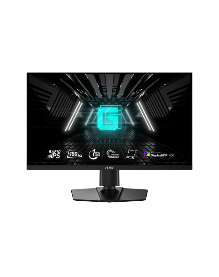 MSI G274QPF E2 27inch Rapid IPS WQHD 180Hz 400cd/m2 1ms 2xHDMI DP USB Type C PD15W Pivot główny