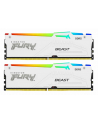 KINGSTON 64GB 6000MT/s DDR5 CL30 DIMM Kit of 2 FURY Beast White RGB EXPO - nr 20
