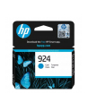 hp inc. Tusz 924 Cyan 4K0U3NE - nr 2