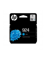 hp inc. Tusz 924 Cyan 4K0U3NE - nr 33