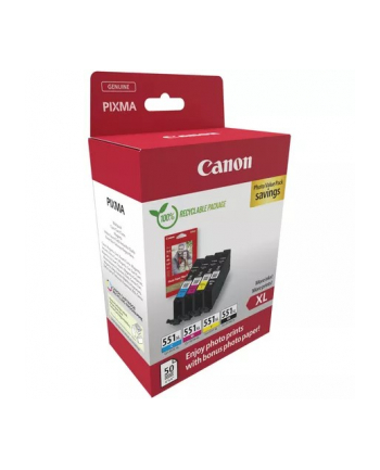 canon Tusz CLI-551XL BK/C/M/Y PHOTO VALUE  6443B008