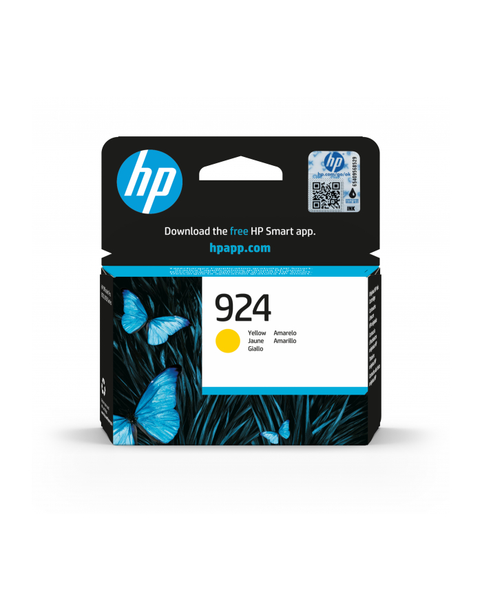 hp inc. Tusz 924 Yellow 4K0U5NE główny