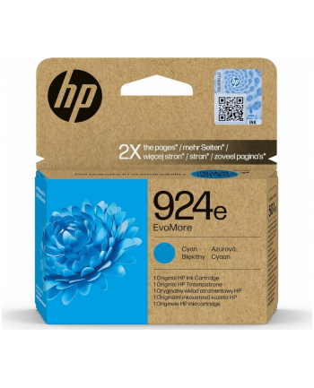 hp inc. Tusz 924e Cyan 4K0U7NE