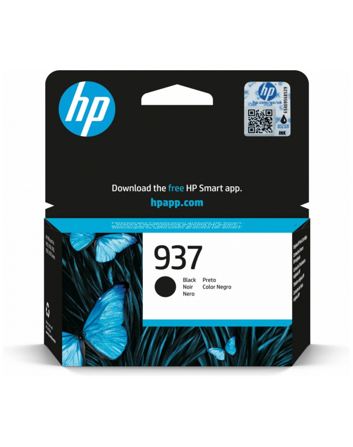 hp inc. Tusz 937 Black 4S6W5NE główny