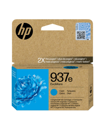 hp inc. Tusz 937e Cyan 4S6W6NE