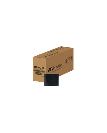 VERBATIM EMPTY SLIM JEWEL CASE 200 BULK PACK BLACK