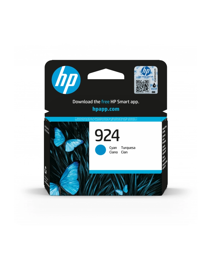 hp inc. Tusz 924 Cyan 4K0U3NE główny