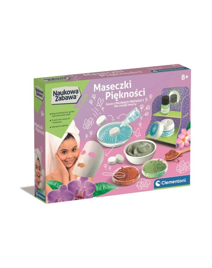 Clementoni Naukowa zabawa. Maseczki piękności 50901 główny