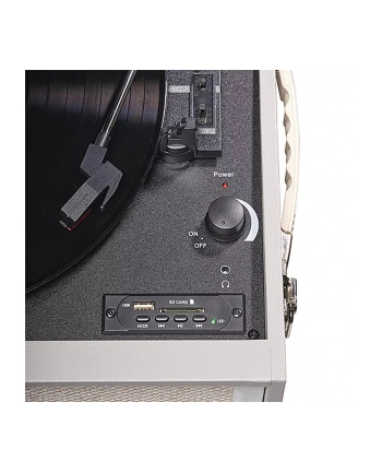 Gramofon retro na nóżkach Denver VPR-250 z radiem FM, BT i USB nr 2