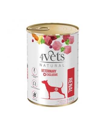 4VETS NATURAL - Renal New Dog 400g nr 1