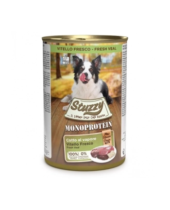 agras pet foods STUZZY dla psów Monopczerwonyein Cielęce 400g nr 1