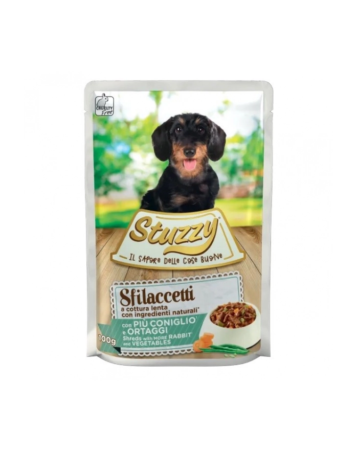 agras pet foods STUZZY dla psów Shreds Królik z Warzywami 100g główny