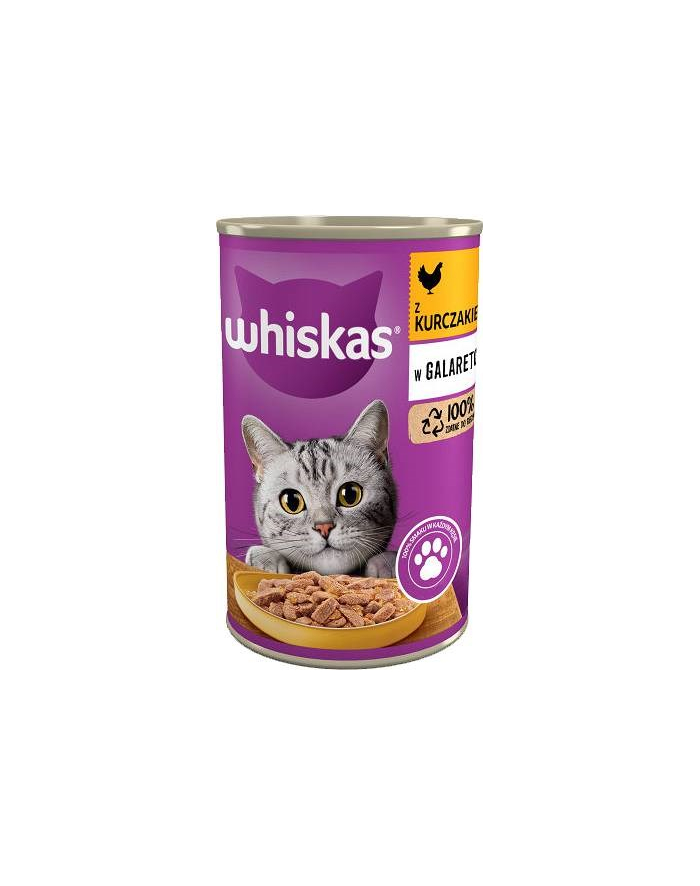 WHISKAS Adult puszka kurczak galaretka 400g główny