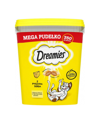 DREAMIES Przysmak Mega Pudełko Pyszny Ser dla kota op 350g