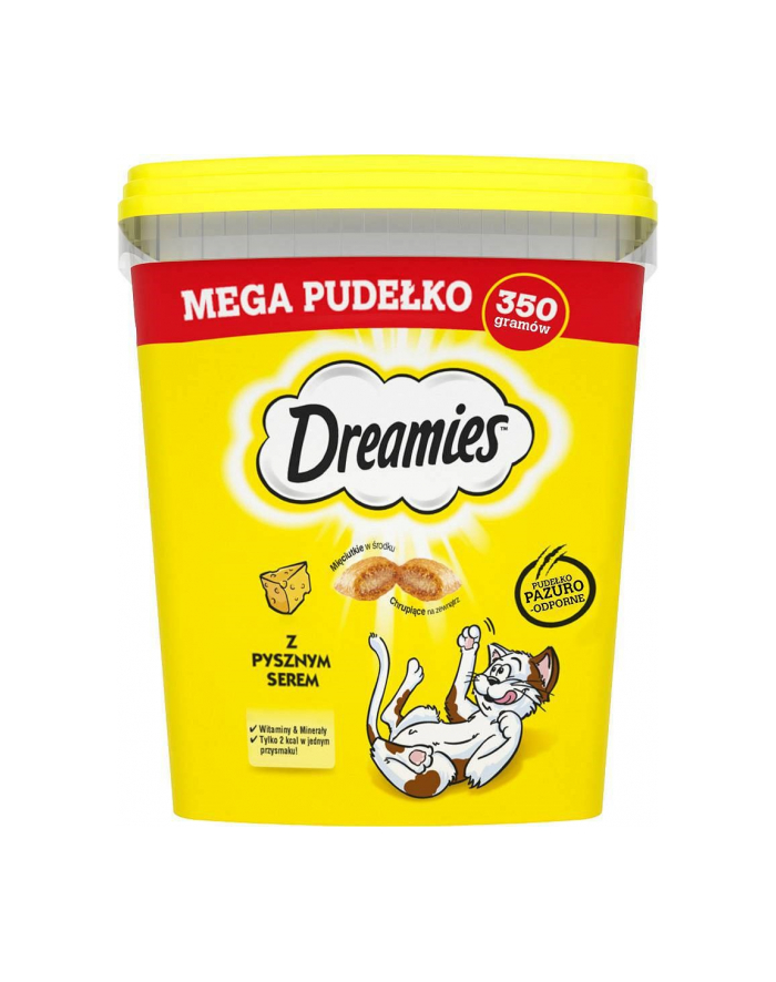 DREAMIES Przysmak Mega Pudełko Pyszny Ser dla kota op 350g główny