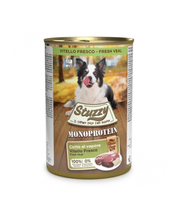 agras pet foods STUZZY dla psów Monopczerwonyein Cielęce 400g